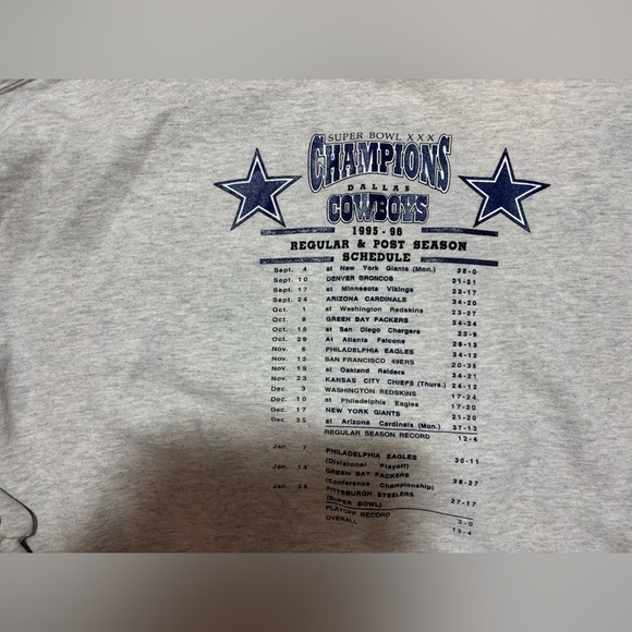 Vintage Cowboys Super Bowl XXX Sweatshirt XXL - Picture 5 of 7